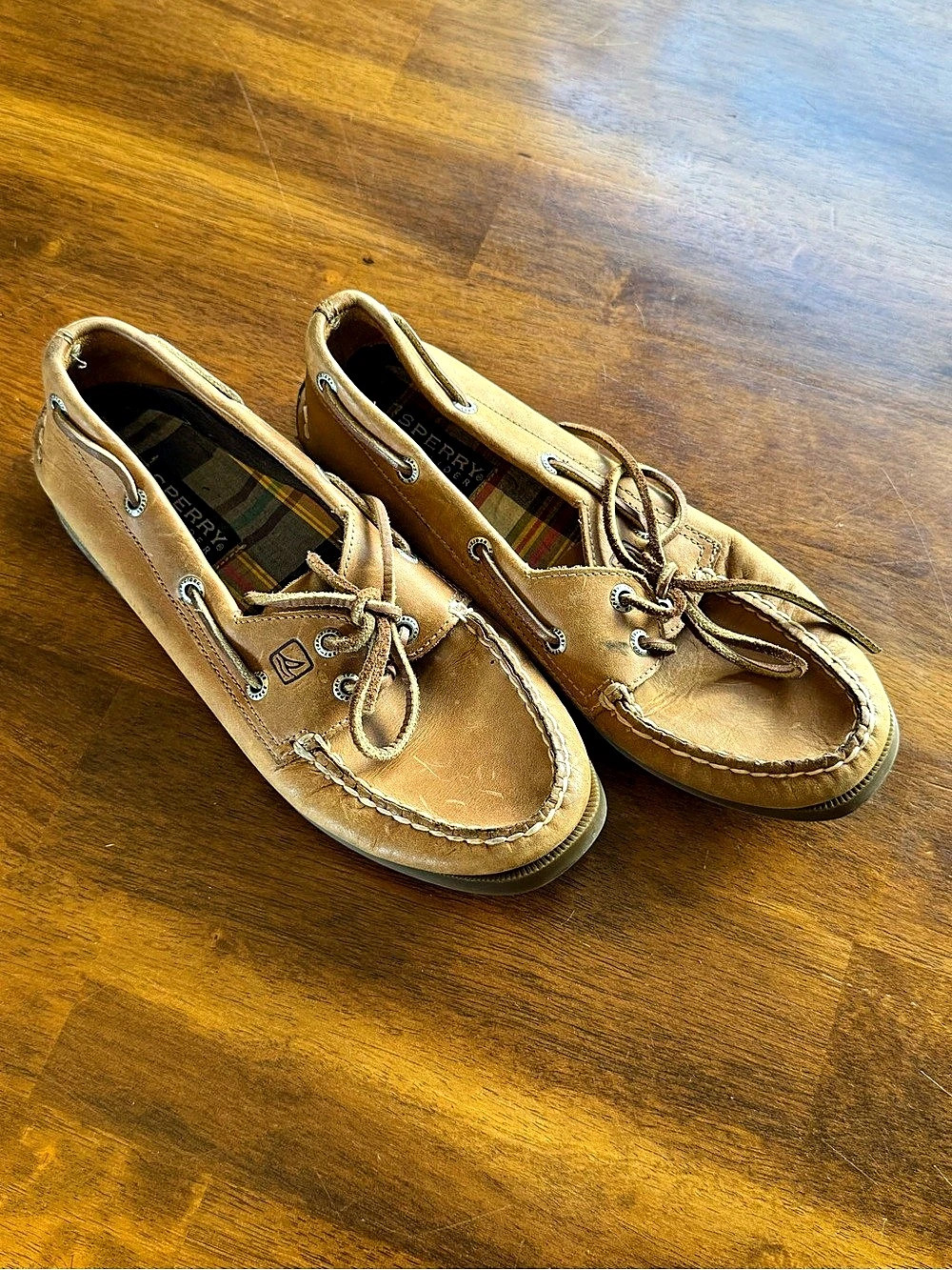 Sperry Angelfish Boat Shoe Leather Brown US 7.5 M